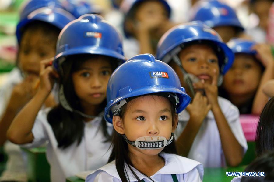THE PHILIPPINES-QUEZON CITY-EARTHQUAKE-DRILL