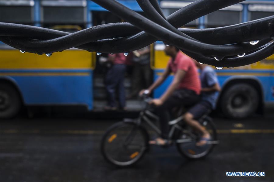 INDIA-KOLKATA-WEATHER-RAIN