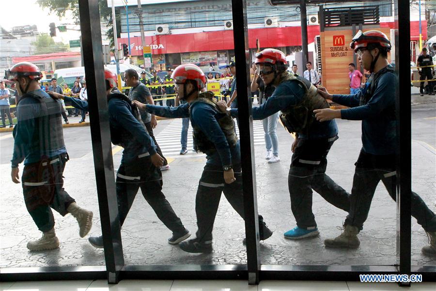 PHILIPPINES-MANDALUYONG CITY-ANTI-TERRORISM DRILL