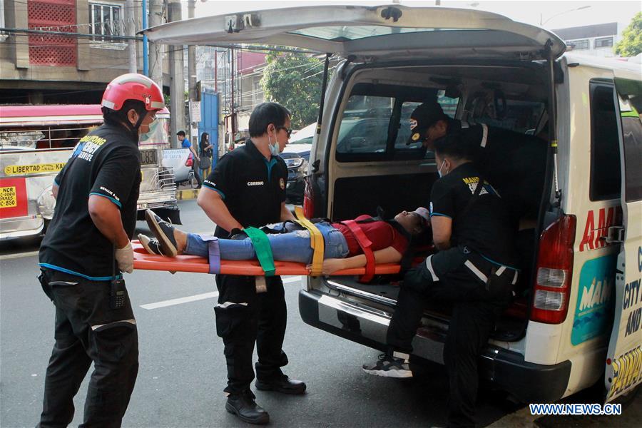 PHILIPPINES-MANDALUYONG CITY-ANTI-TERRORISM DRILL