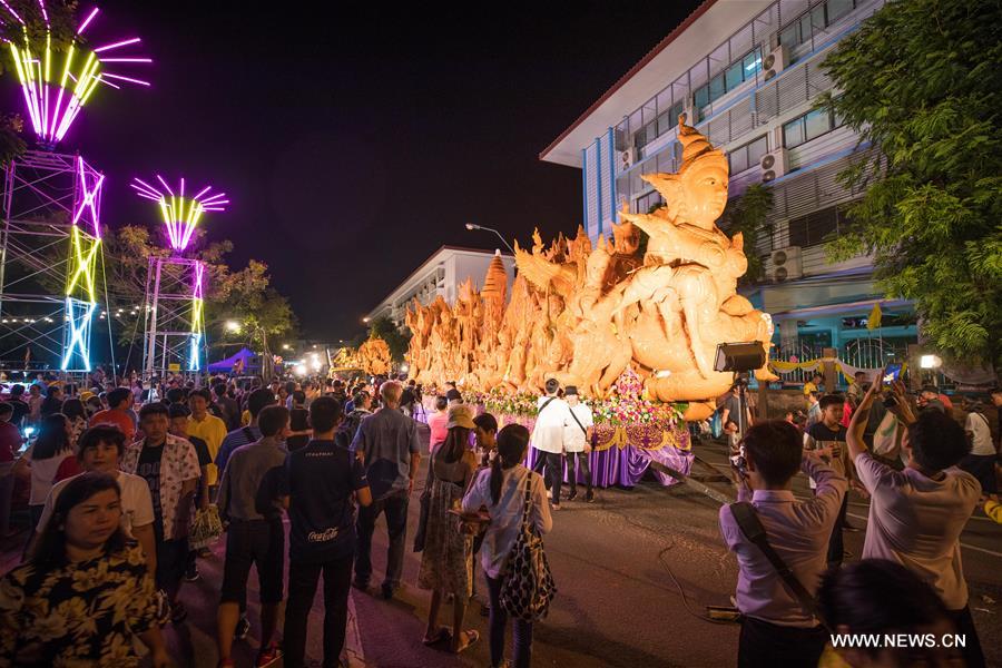 THAILAND-UBON RATCHATHANI-CANDLE FESTIVAL
