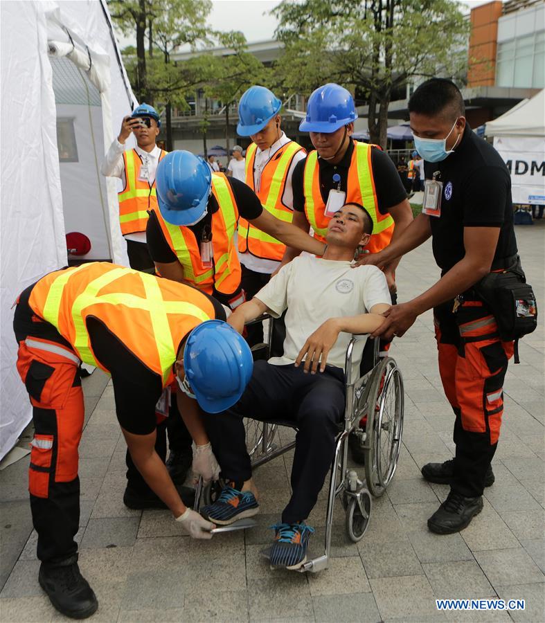 PHILIPPINES-QUEZON-EARTHQUAKE DRILL