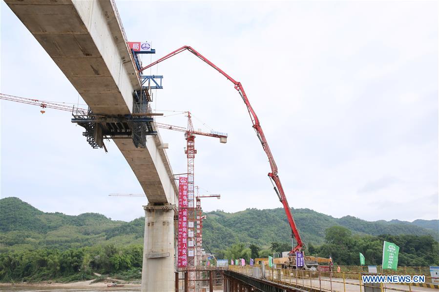 LAOS-LUANG PRABANG-MEKONG RIVER SUPER MAJOR BRIDGE-CLOSURE