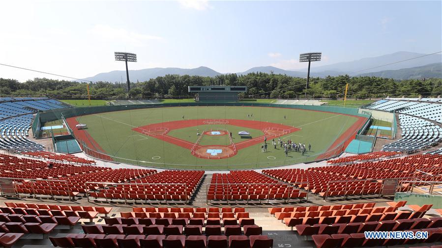 (SP)JAPAN-FUKUSHIMA-OLYMPIC-AZUMA BASEBALL STADIUM