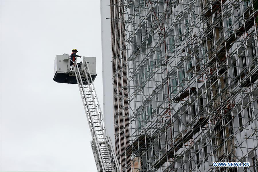 PHILIPPINES-QUEZON-EARTHQUAKE DRILL