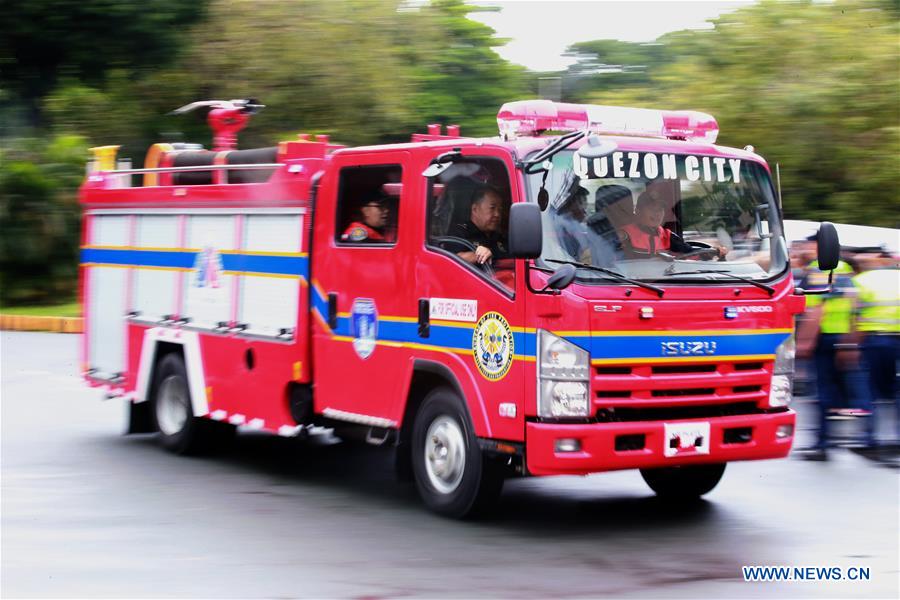 PHILIPPINES-QUEZON-EARTHQUAKE DRILL