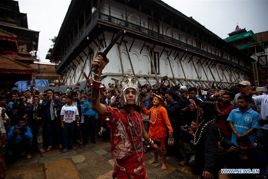 NEPAL-KATHMANDU-FESTIVAL-INDRA JATRA