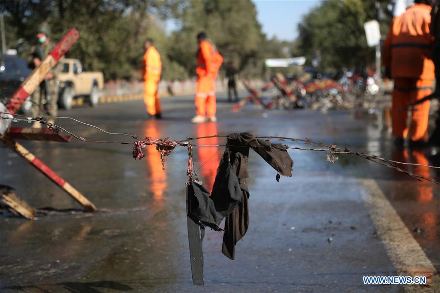 (SPOT NEWS)AFGHANISTAN-KABUL-SUICIDE ATTACK 