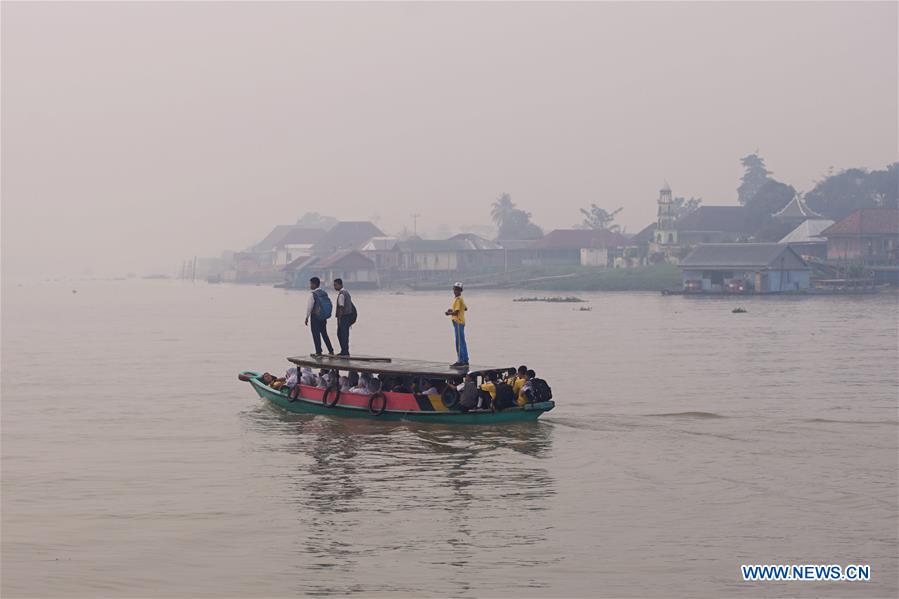 INDONESIA-PALEMBANG-FOREST FIRE-HAZE