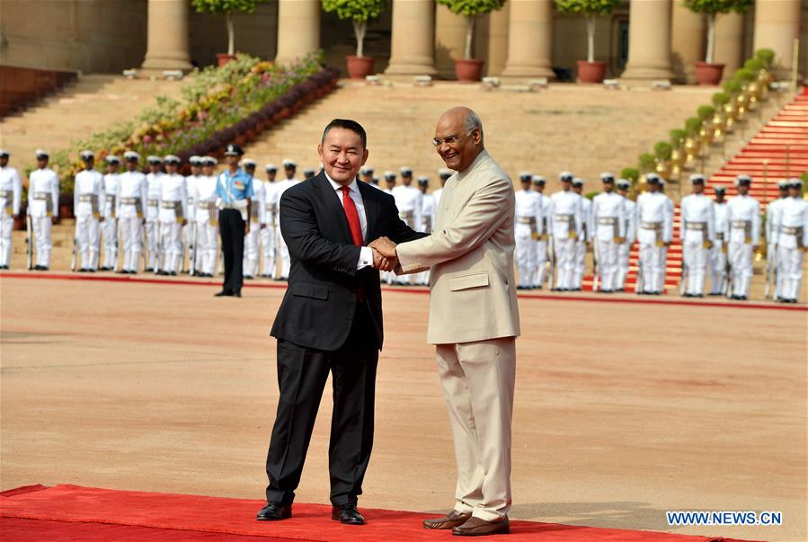 INDIA-NEW DELHI-MONGOLIA-KHALTMAA BATTULGA-VISIT