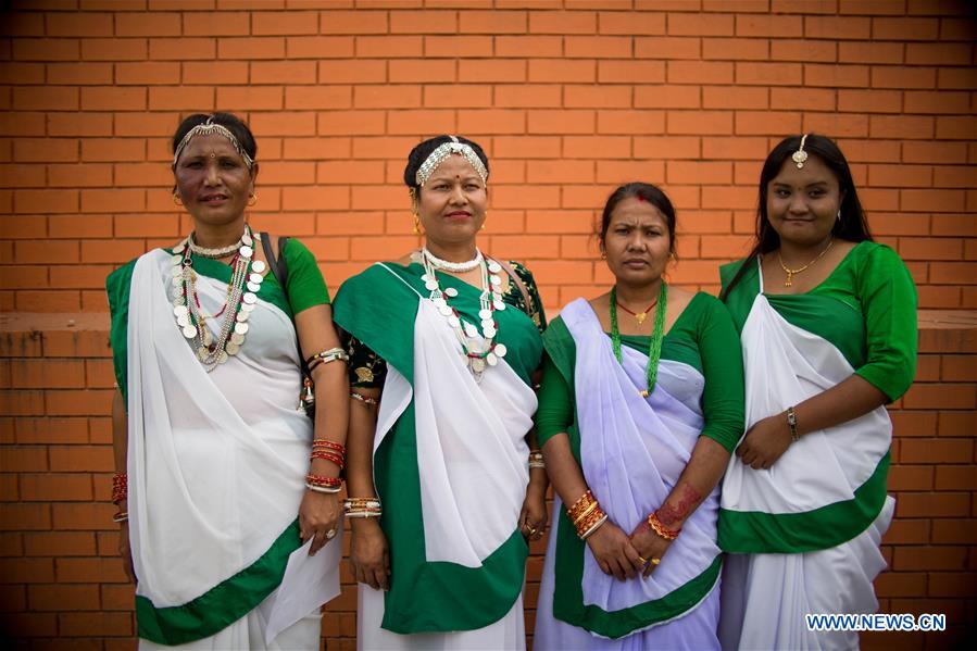 NEPAL-KATHMANDU-THARU COMMUNITY-JITIYA FESTIVAL