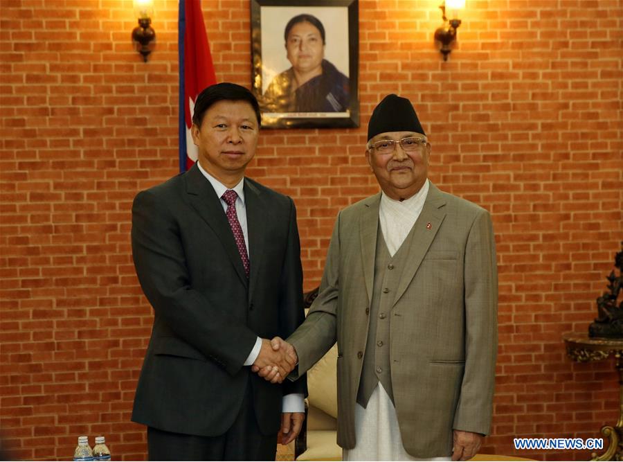NEPAL-KATHMANDU-CHINA-SONG TAO-MEETING