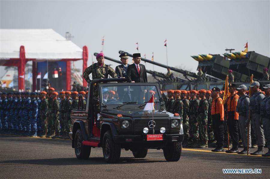 INDONESIA-JAKARTA-ARMED FORCES-ANNIVERSARY