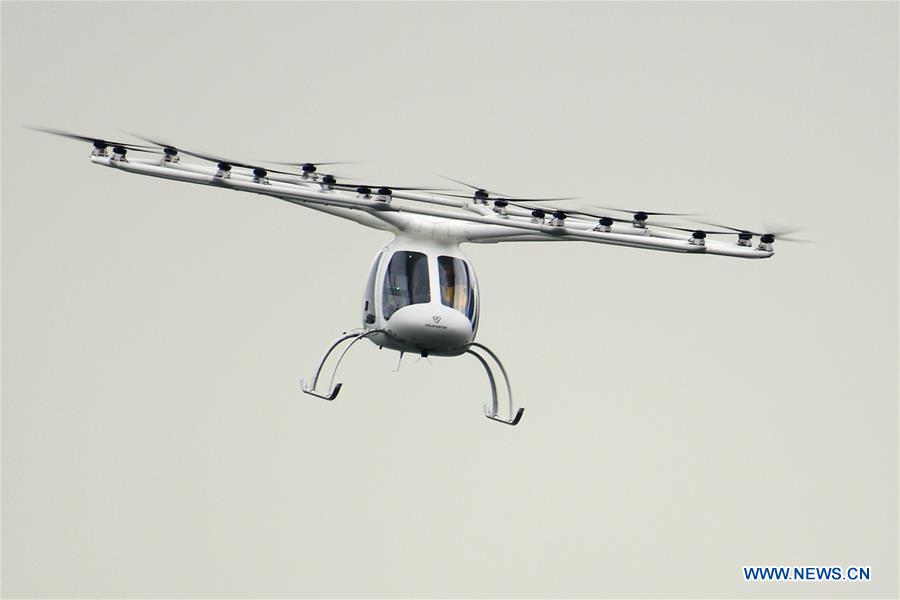 SINGAPORE-VOLOCOPTER-AIR TAXI-TEST PILOT