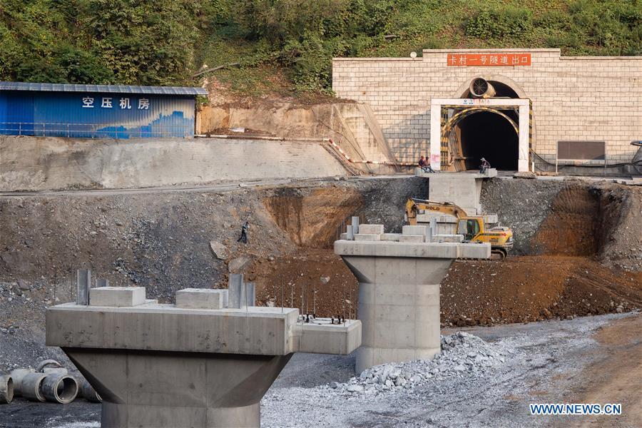 LAOS-CHINA-RAILWAY TUNNEL-CONSTRUCTION-BREAKTHROUGHS