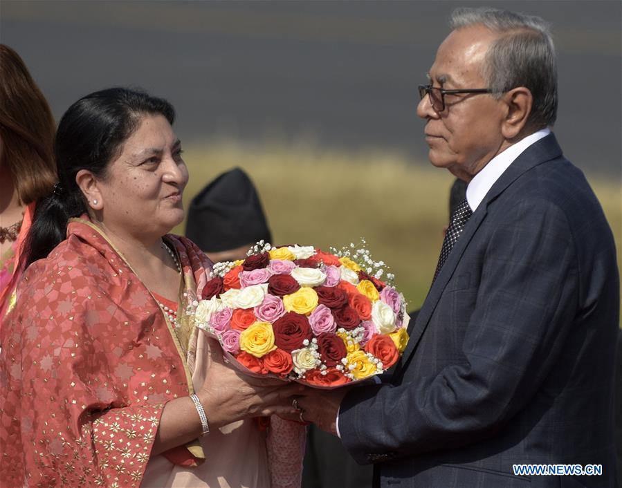 NEPAL-KATHMANDU-BANGLADESHI PRESIDENT- VISIT