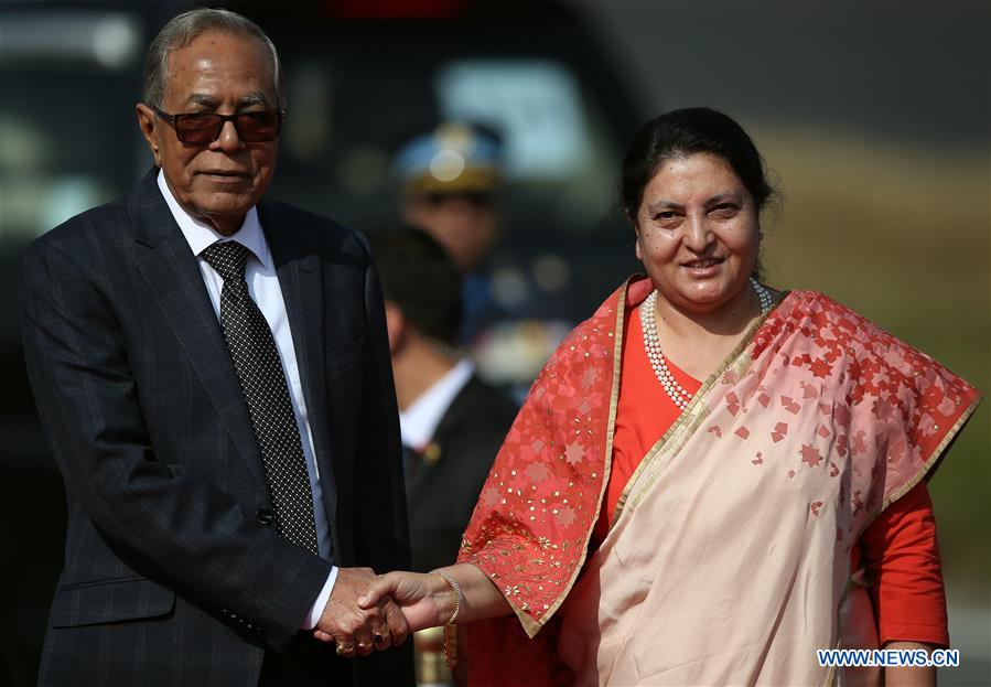 NEPAL-KATHMANDU-BANGLADESHI PRESIDENT- VISIT