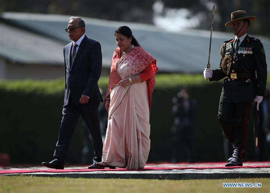 NEPAL-KATHMANDU-BANGLADESHI PRESIDENT- VISIT