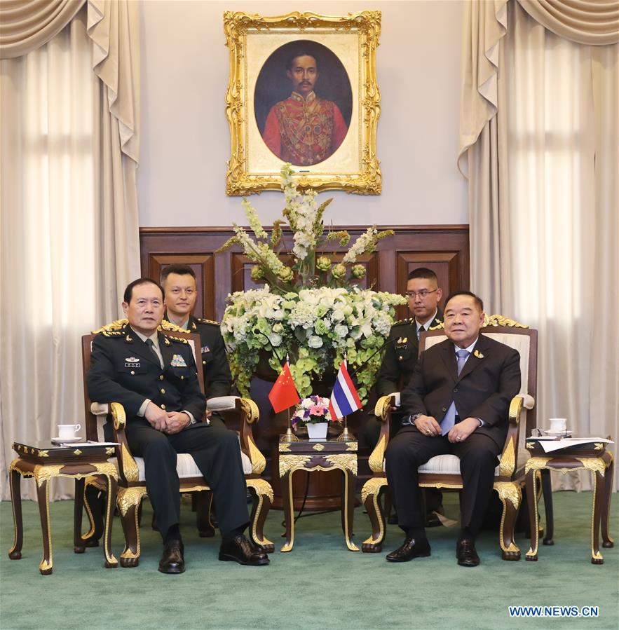 THAILAND-BANGKOK-DEPUTY PM-CHINA-WEI FENGHE-TALKS