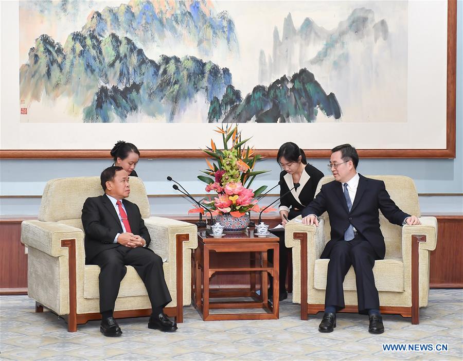 CHINA-BEIJING-DING XUEXIANG-LAOS-MEETING (CN)