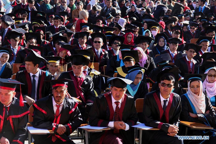 AFGHANISTAN-BAMYAN-GRADUATION CEREMONY-UNIVERSITY