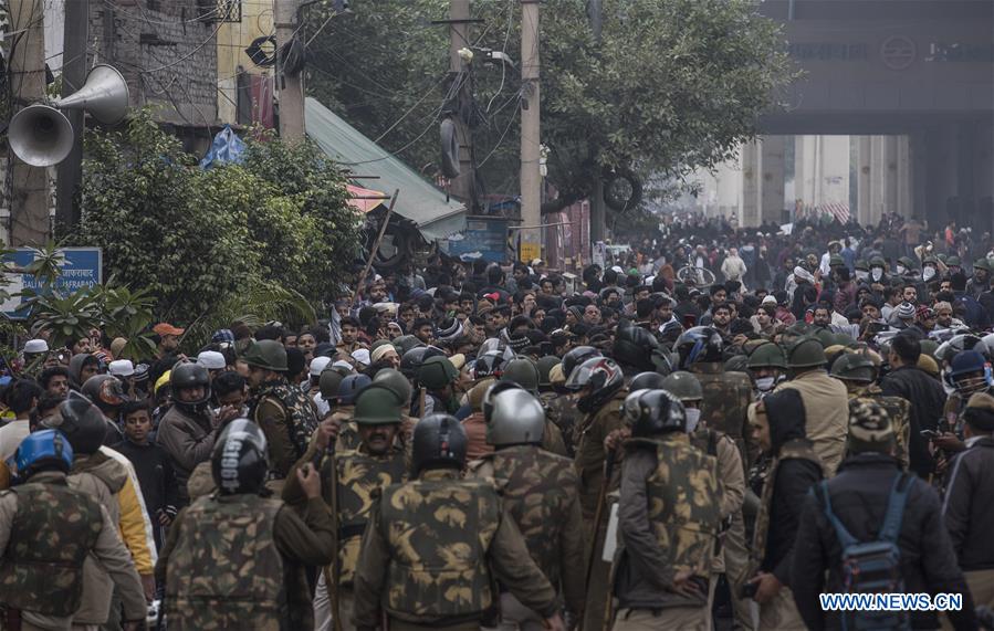 INDIA-NEW DELHI-PROTESTS-NEW CITIZENSHIP ACT