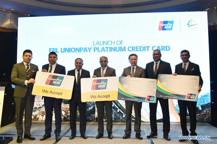 BANGLADESH-DHAKA-CHINA-UNIONPAY CARD-LAUNCH