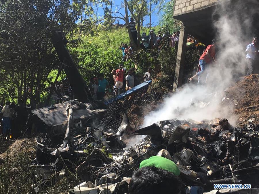 (SPOT NEWS)SRI LANKA-HAPUTALE-MILITARY PLANE-CRASH