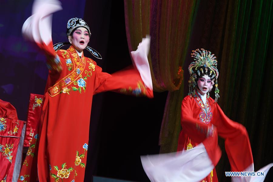SINGAPORE-CHINESE NEW YEAR-CELEBRATIONS-OPERA