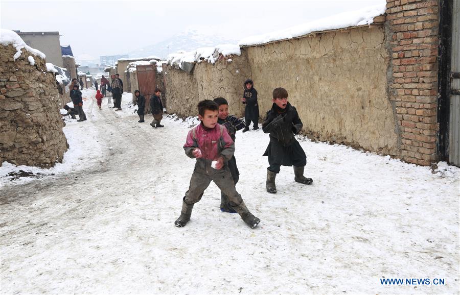 AFGHANISTAN-KABUL-DISPLACED PERSONS CAMP-WINTER