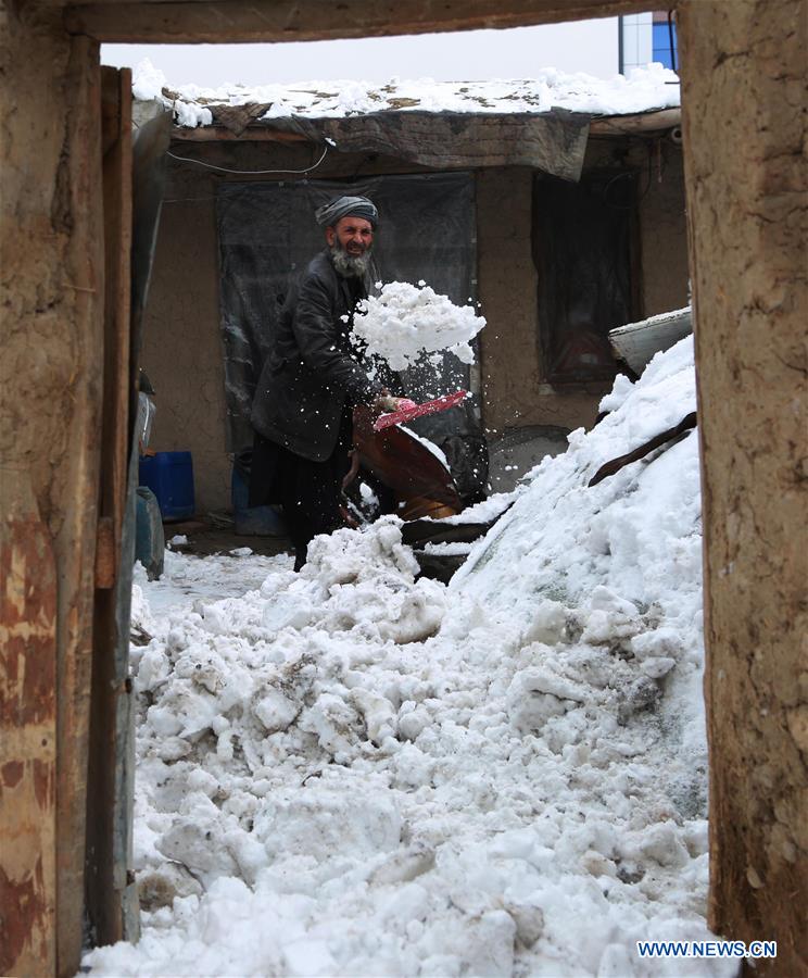AFGHANISTAN-KABUL-DISPLACED PERSONS CAMP-WINTER