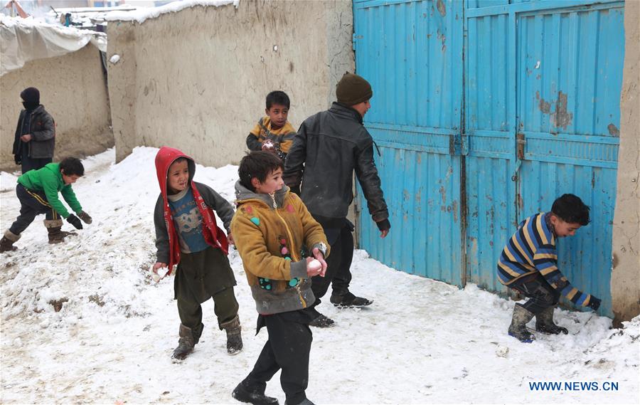 AFGHANISTAN-KABUL-DISPLACED PERSONS CAMP-WINTER