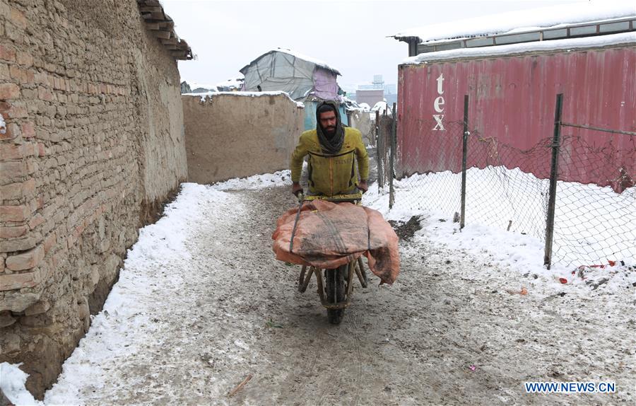AFGHANISTAN-KABUL-DISPLACED PERSONS CAMP-WINTER