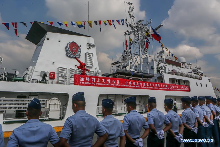 PHILIPPINES-MANILA-CCG-VESSEL-ARRIVAL CEREMONY-OFFICIAL VISIT