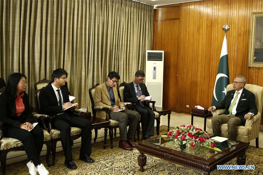 PAKISTAN-ISLAMABAD-PRESIDENT-INTERVIEW