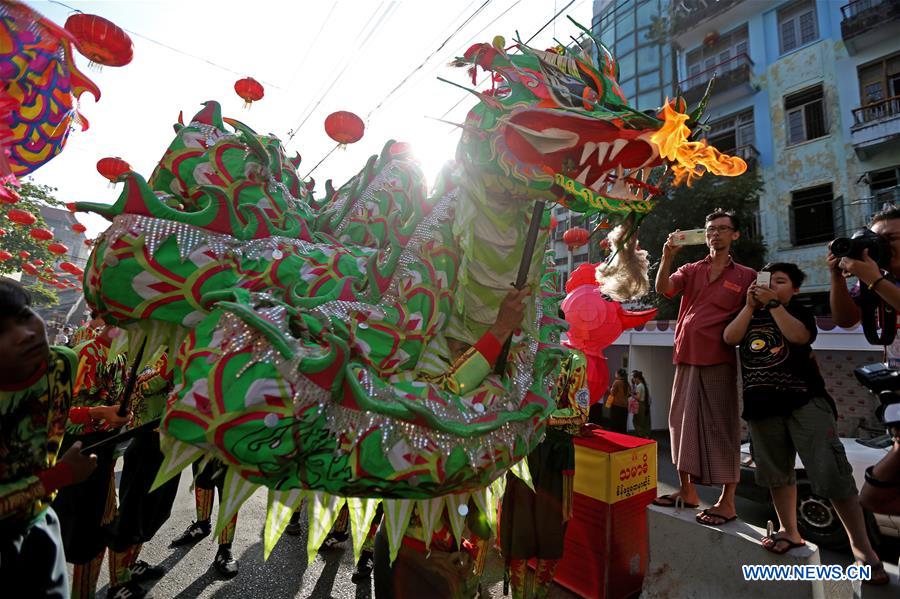 MYANMAR-YANGON-CHINESE LUNAR NEW YEAR-CELEBRATIONS