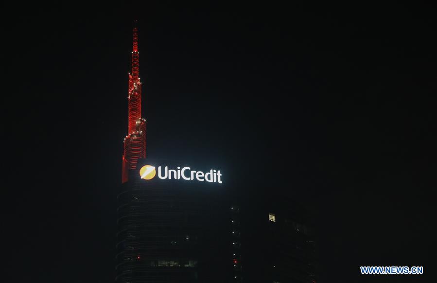 ITALY-MILAN-CHINESE NEW YEAR-UNICREDIT TOWER-LIGHTING