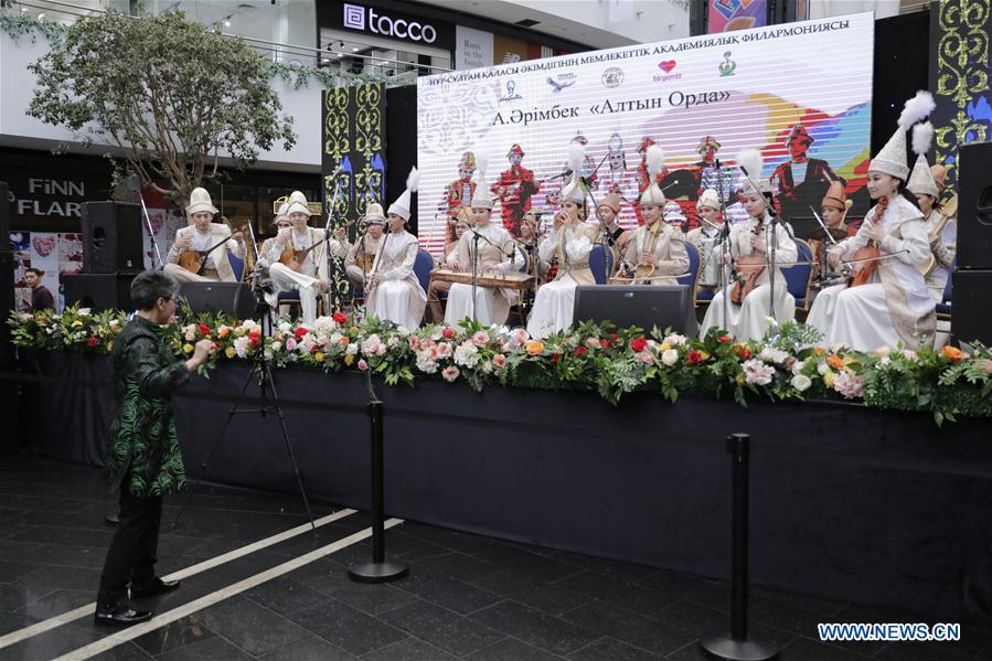 KAZAKHSTAN-NUR-SULTAN-FOLK MUSIC ENSEMBLE-RECORD