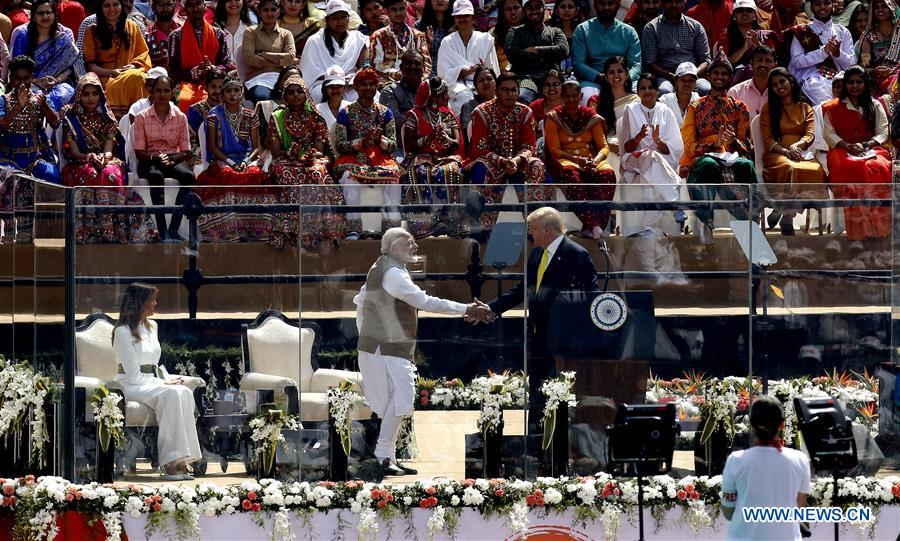 INDIA-AHMEDABAD-U.S. PRESIDENT-VISIT