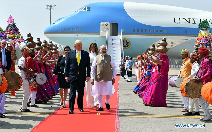 INDIA-AHMEDABAD-U.S. PRESIDENT-VISIT