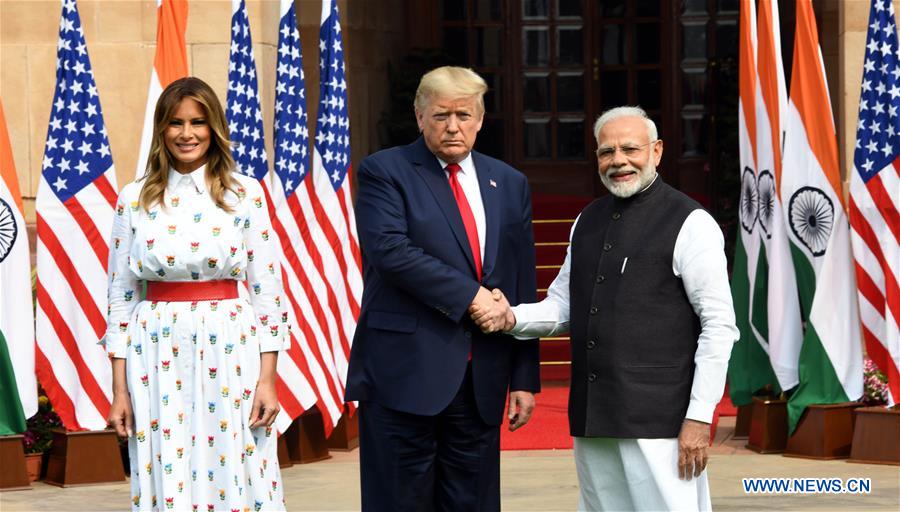 INDIA-NEW DELHI-MODI-TRUMP-MEETING