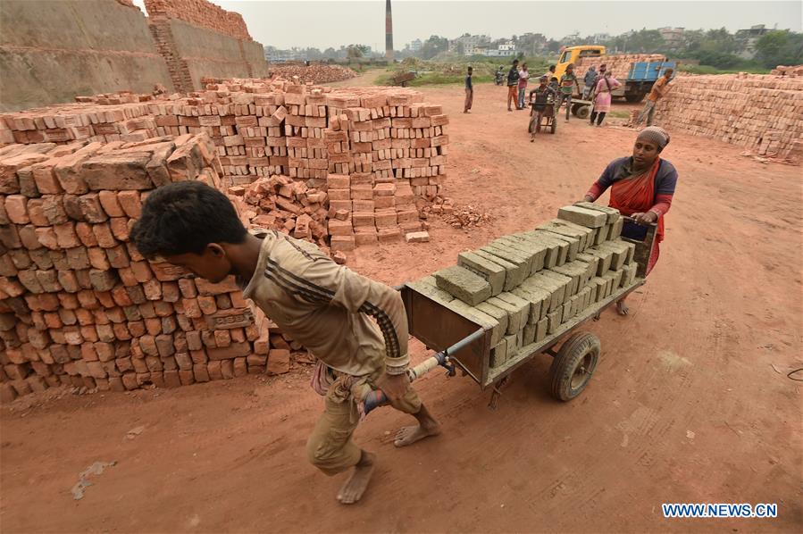 BANGLADESH-DHAKA-BRICKFIELD WORK 
