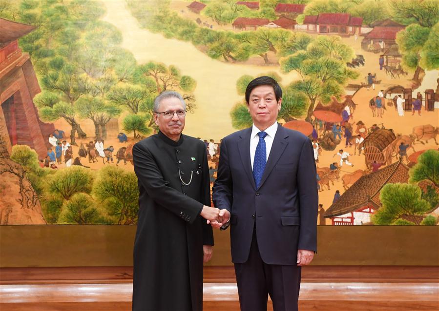 CHINA-BEIJING-LI ZHANSHU-PAKISTANI PRESIDENT-MEETING (CN)