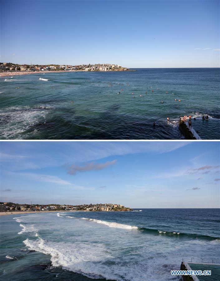 AUSTRALIA-SYDNEY-COVID-19-BONDI BEACH-CLOSE