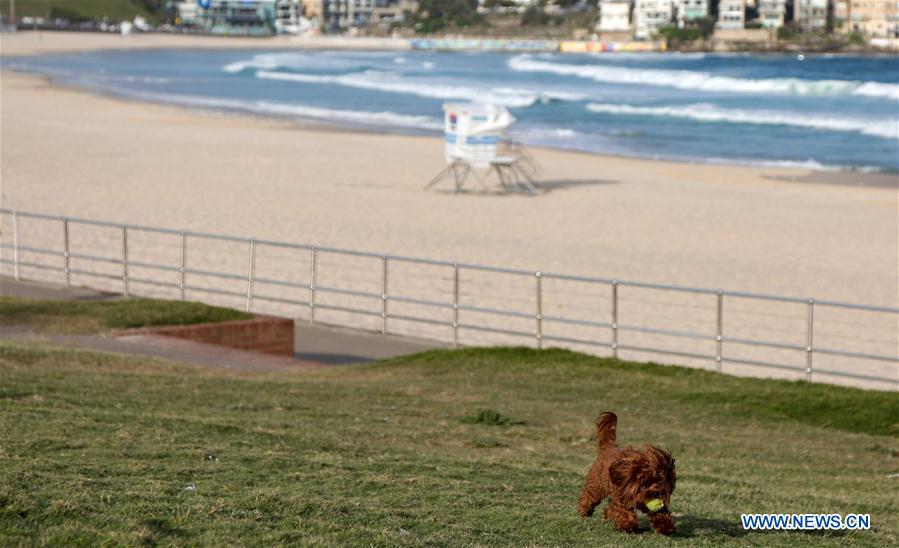 AUSTRALIA-SYDNEY-COVID-19-BONDI BEACH-CLOSE