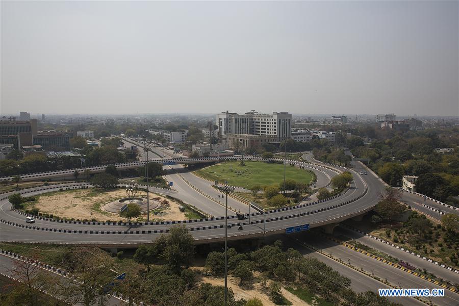 INDIA-NEW DELHI-COVID-19-PUBLIC CURFEW
