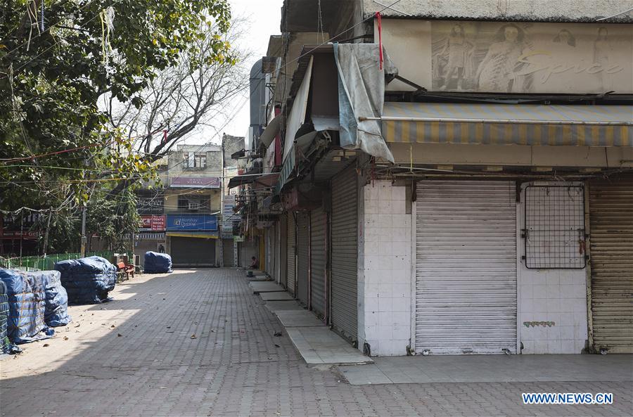 INDIA-NEW DELHI-COVID-19-PUBLIC CURFEW
