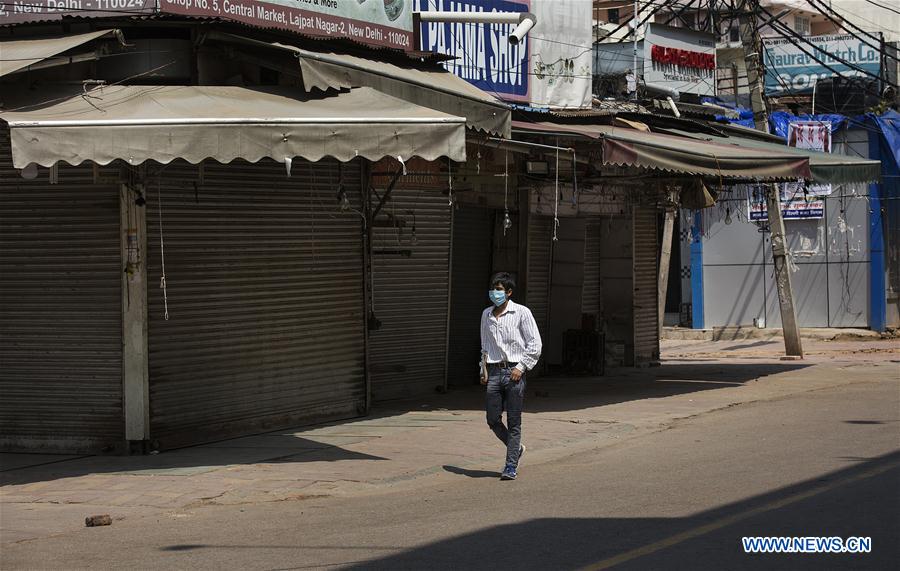 INDIA-NEW DELHI-COVID-19-PUBLIC CURFEW