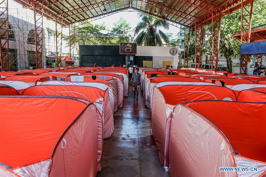 PHILIPPINES-MANILA-COVID-19-MODULAR TENTS