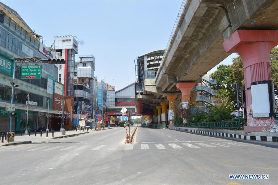 INDIA-BANGALORE-COVID-19-CURFEW